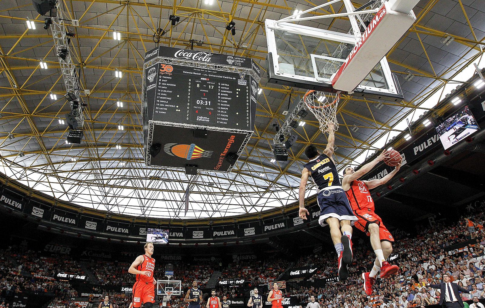 Lance del Valencia Basket - Murcia