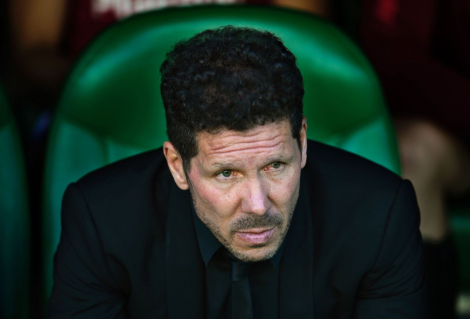El entrenador del Atlético de Madrid, Diego Pablo Simeone.