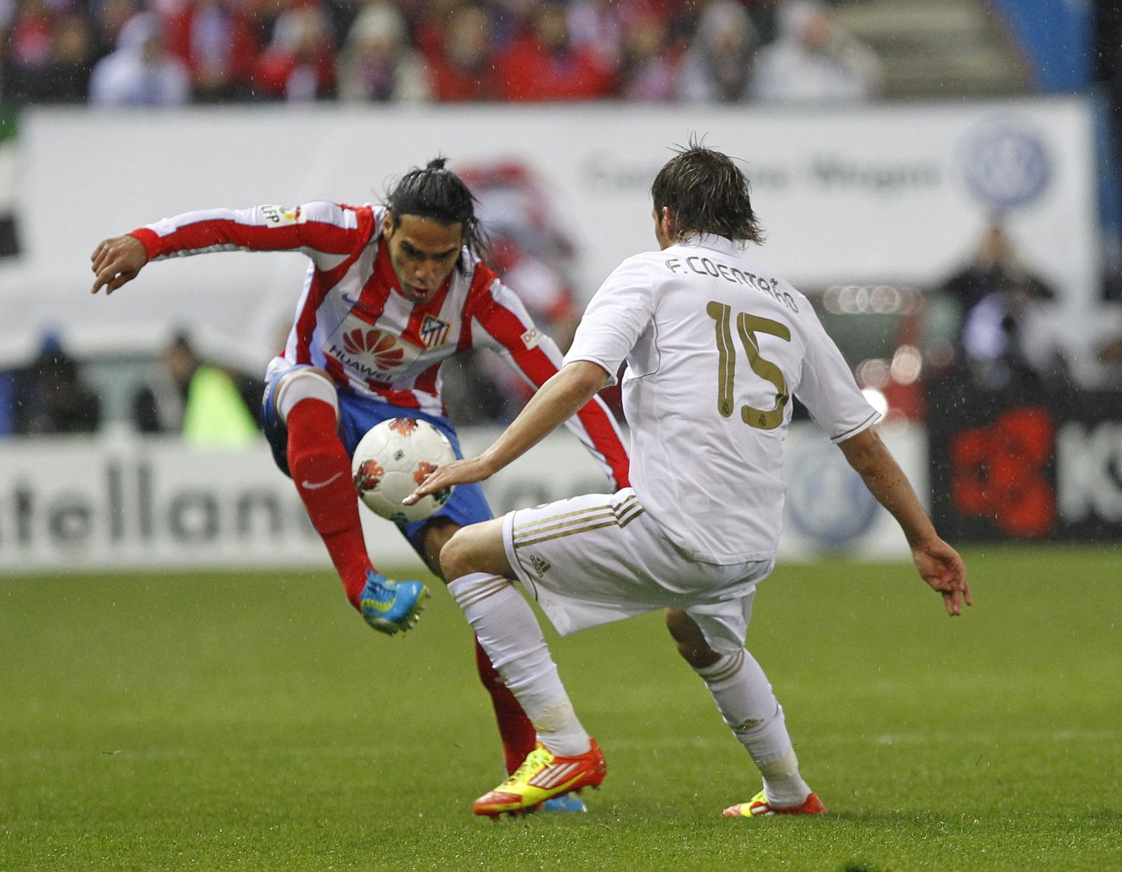 Falcao y Coentrao, en un partido de 2012