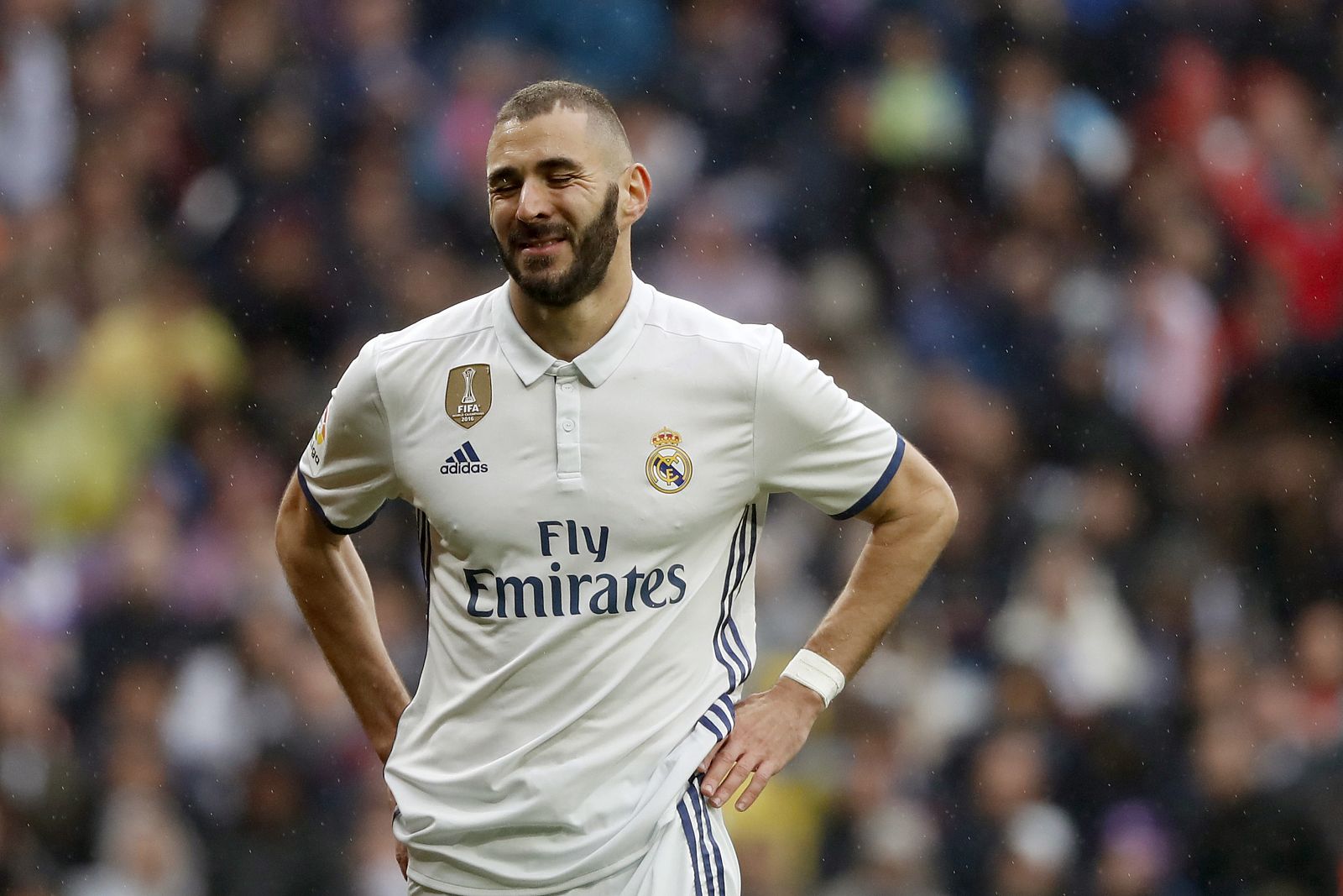 El delantero francés del Real Madrid Karim Benzema.