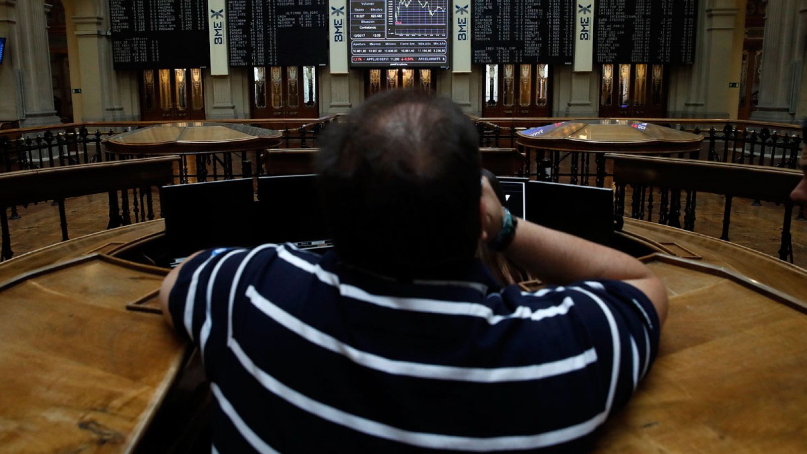 Imagen de archivo de la Bolsa de Madrid