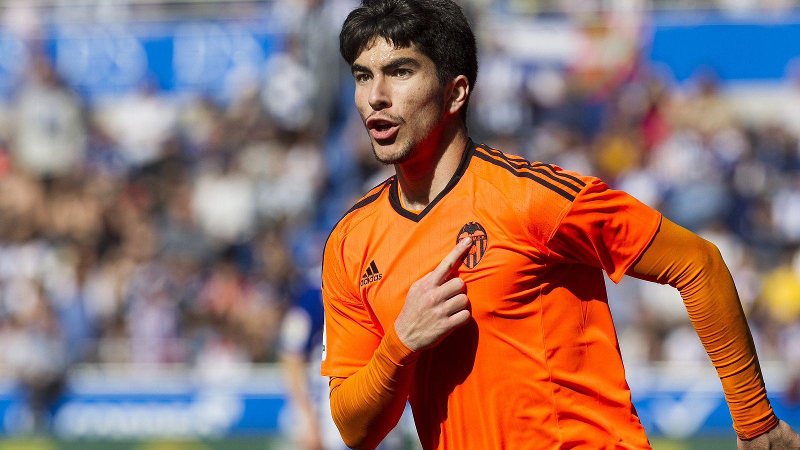 Carlos Soler, con el Valencia