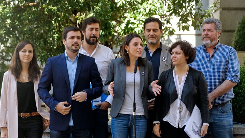 Unidos Podemos presenta su moción de censura contra Rajoy con Iglesias como candidato 