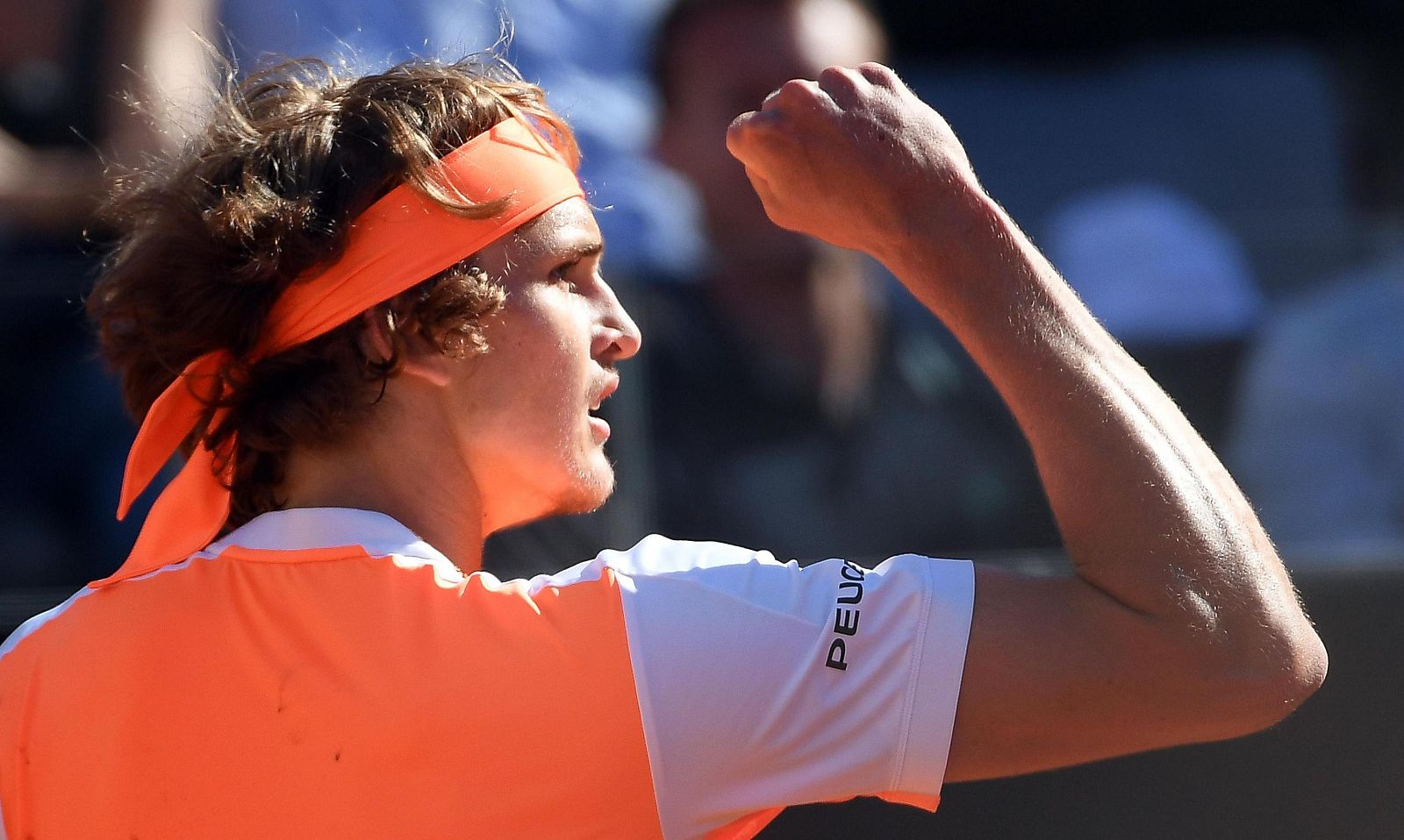 Alexander Zverev celebra su victoria en la final.