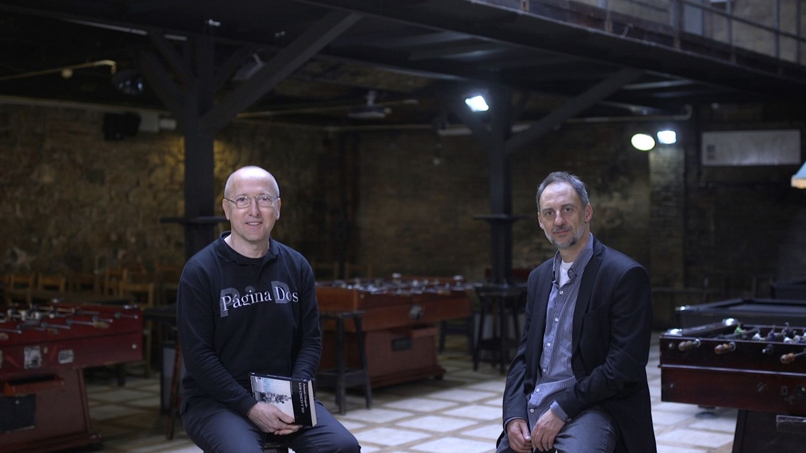 Antonio Orejudo, junto a Óscar López en 'Página Dos'