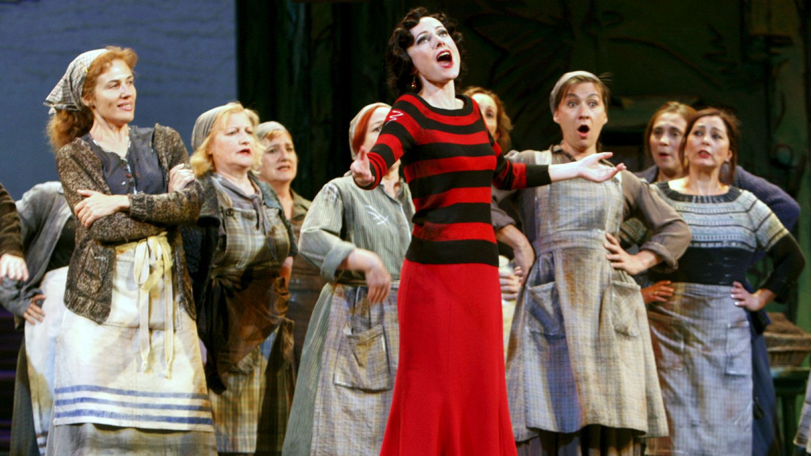 Un instante de 'La tabernera del puerto', de Pablo Sorozábal, en una representación de 2009