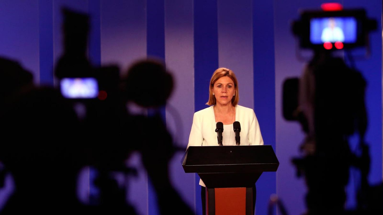 Cospedal afirma que no habrá referéndum en Cataluña