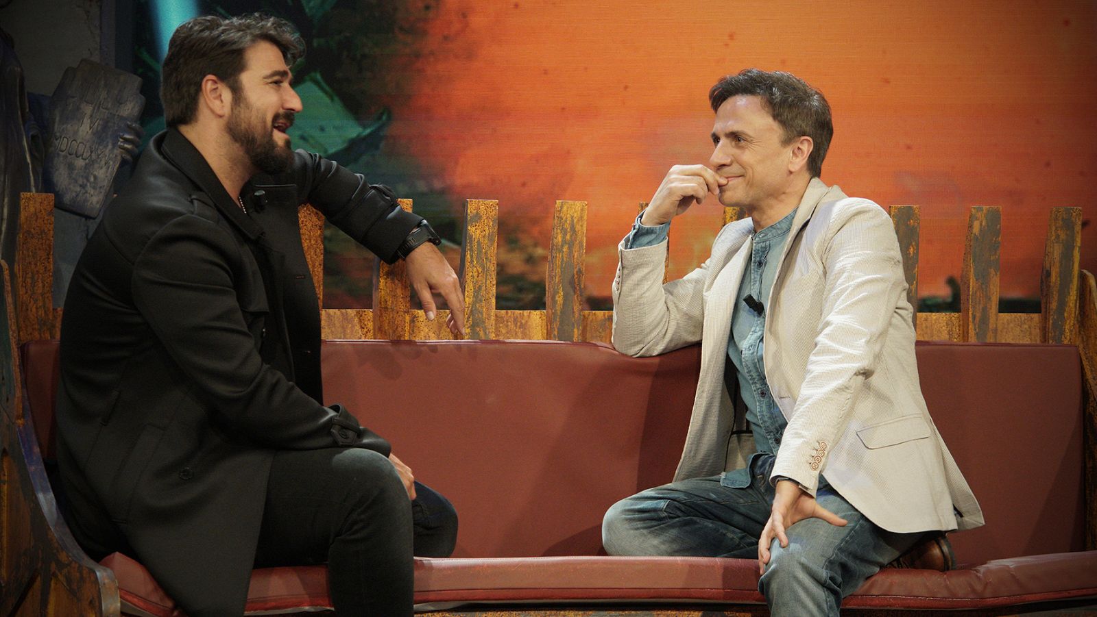 Antonio Orozco en la entrevista con José Mota