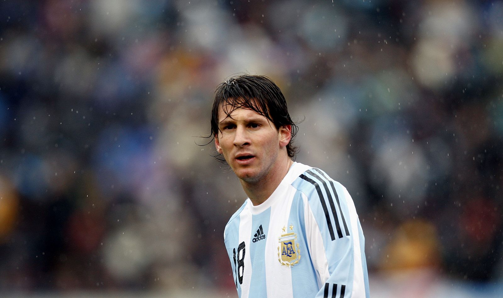 Lionel Messi ha aterrizado de Perú donde ha jugado con su selección.