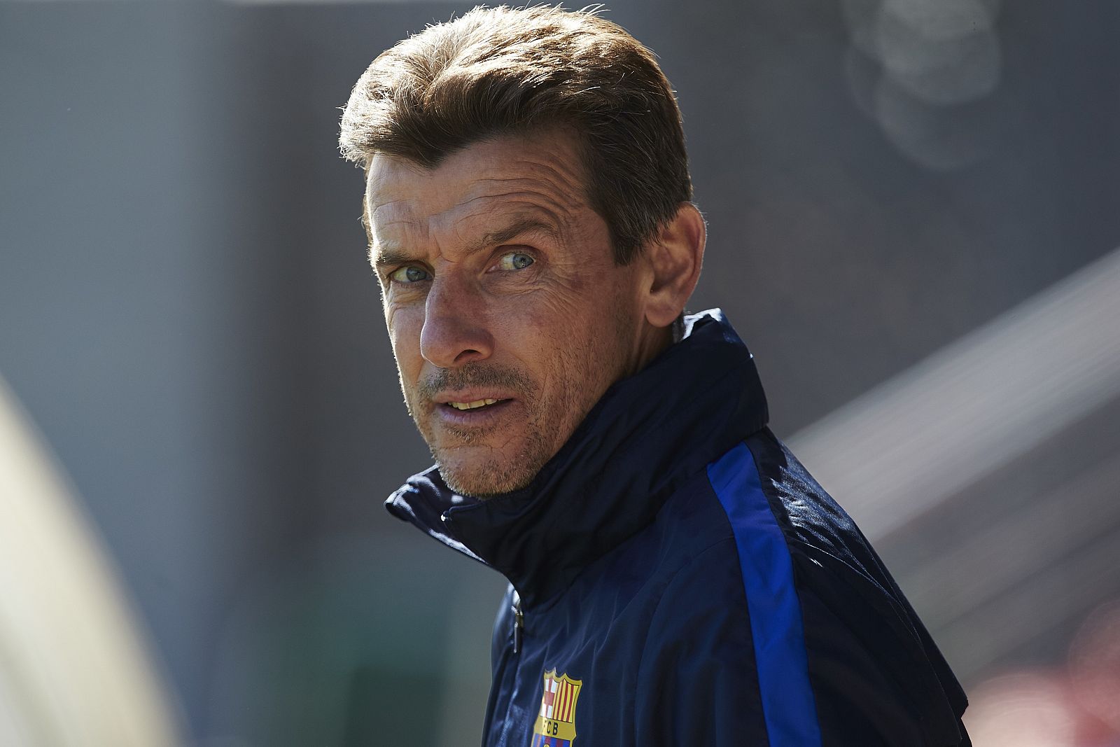 Unuzé, durante un reciente entrenamiento con el Barça