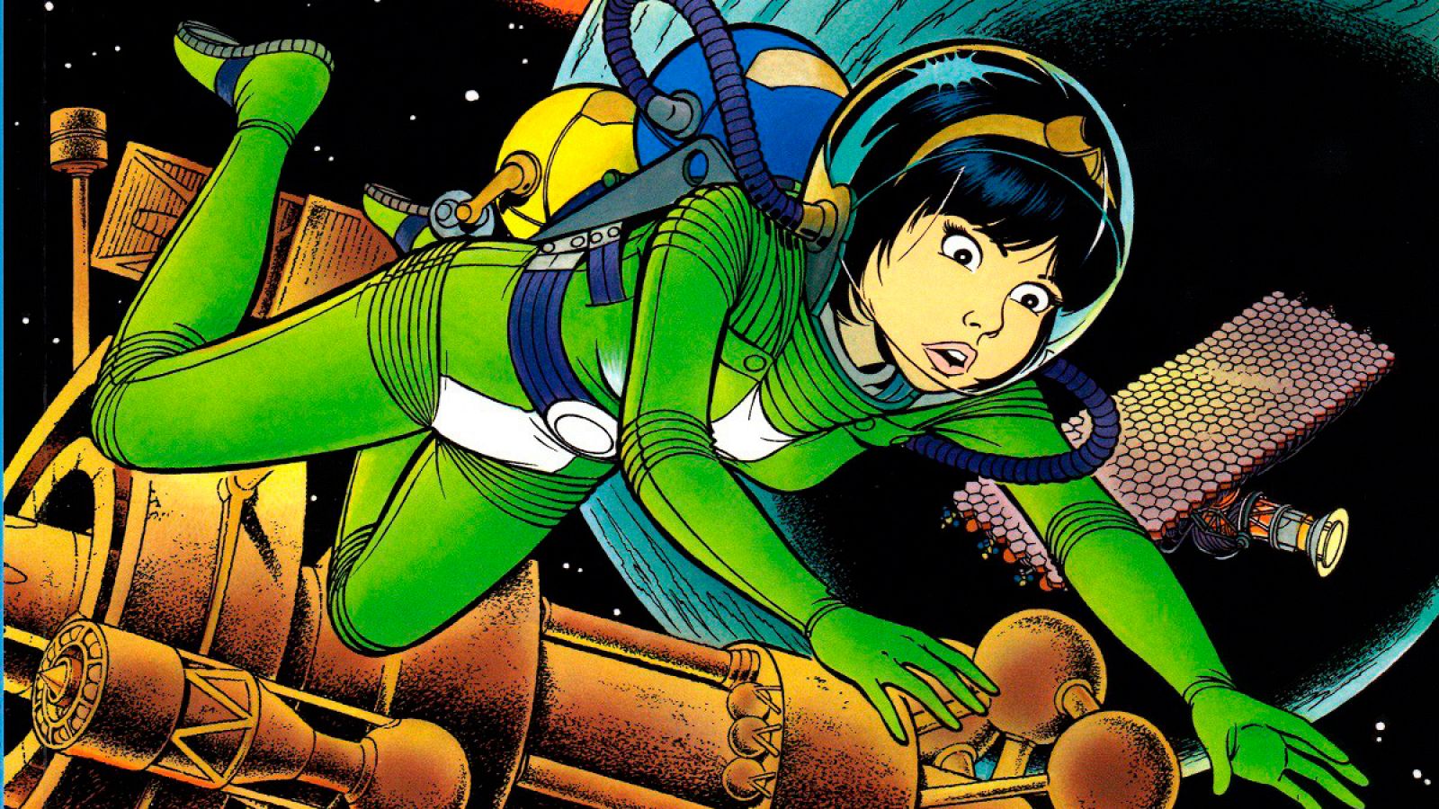 Fragmento de una portada de Yoko Tsuno