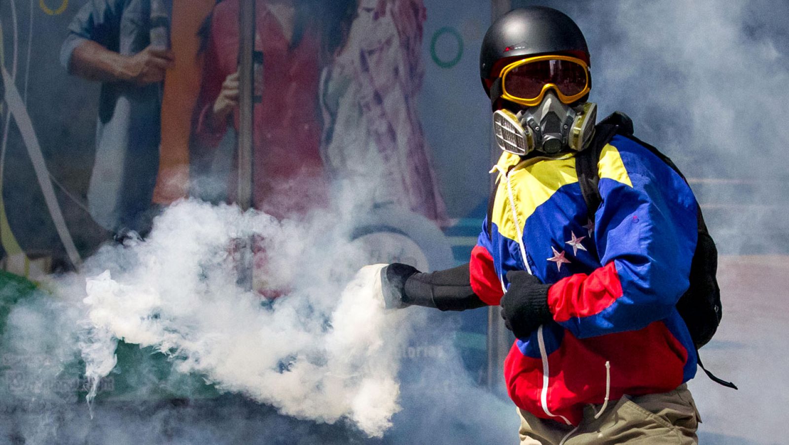 Imagen de archivo de una manifestación de protesta en Venezuela