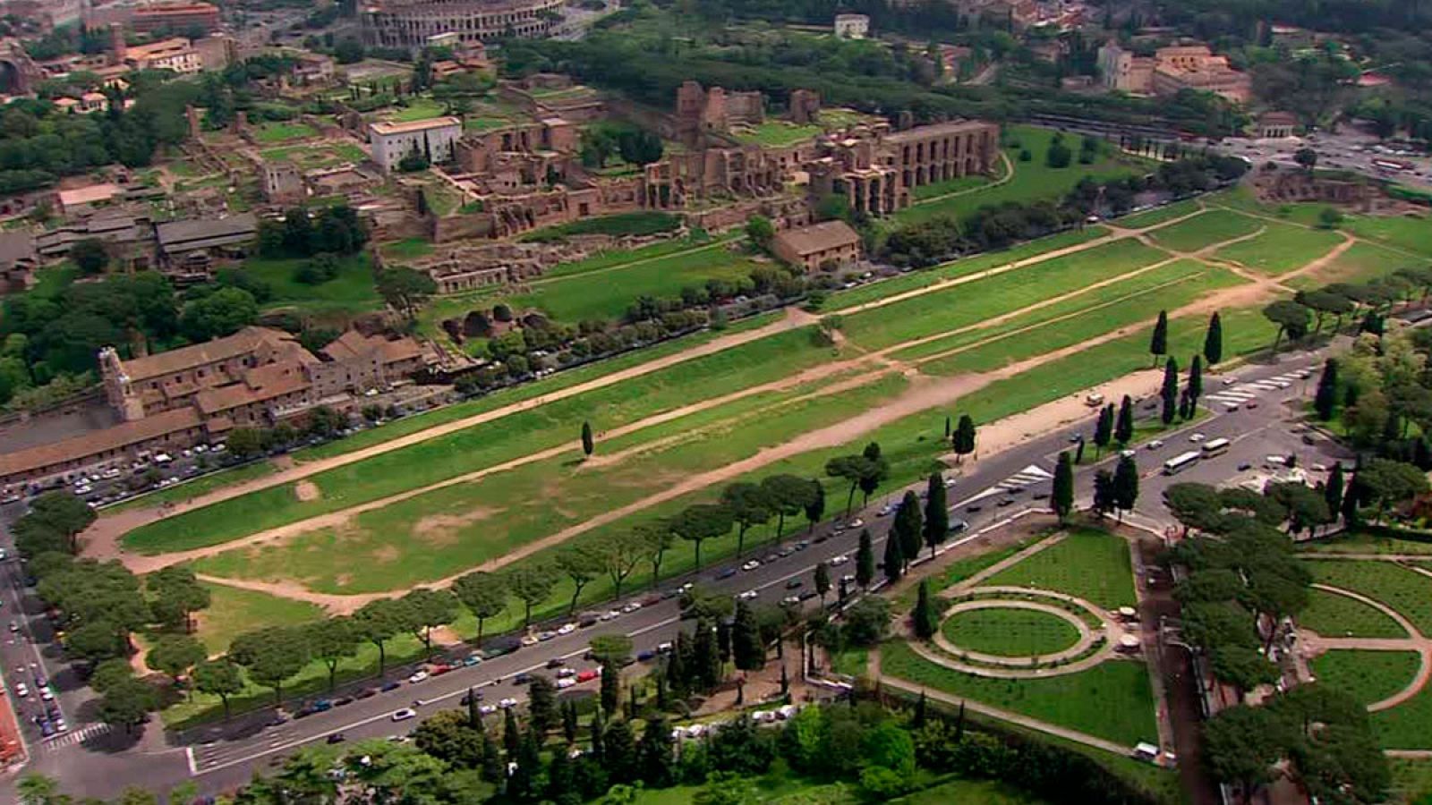 Roma se fundo en las llamadas Siete Colinas