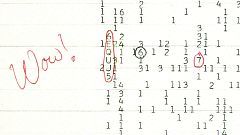 La famosa "señal Wow!", detectada en 1977, era extraterrestre pero no inteligente