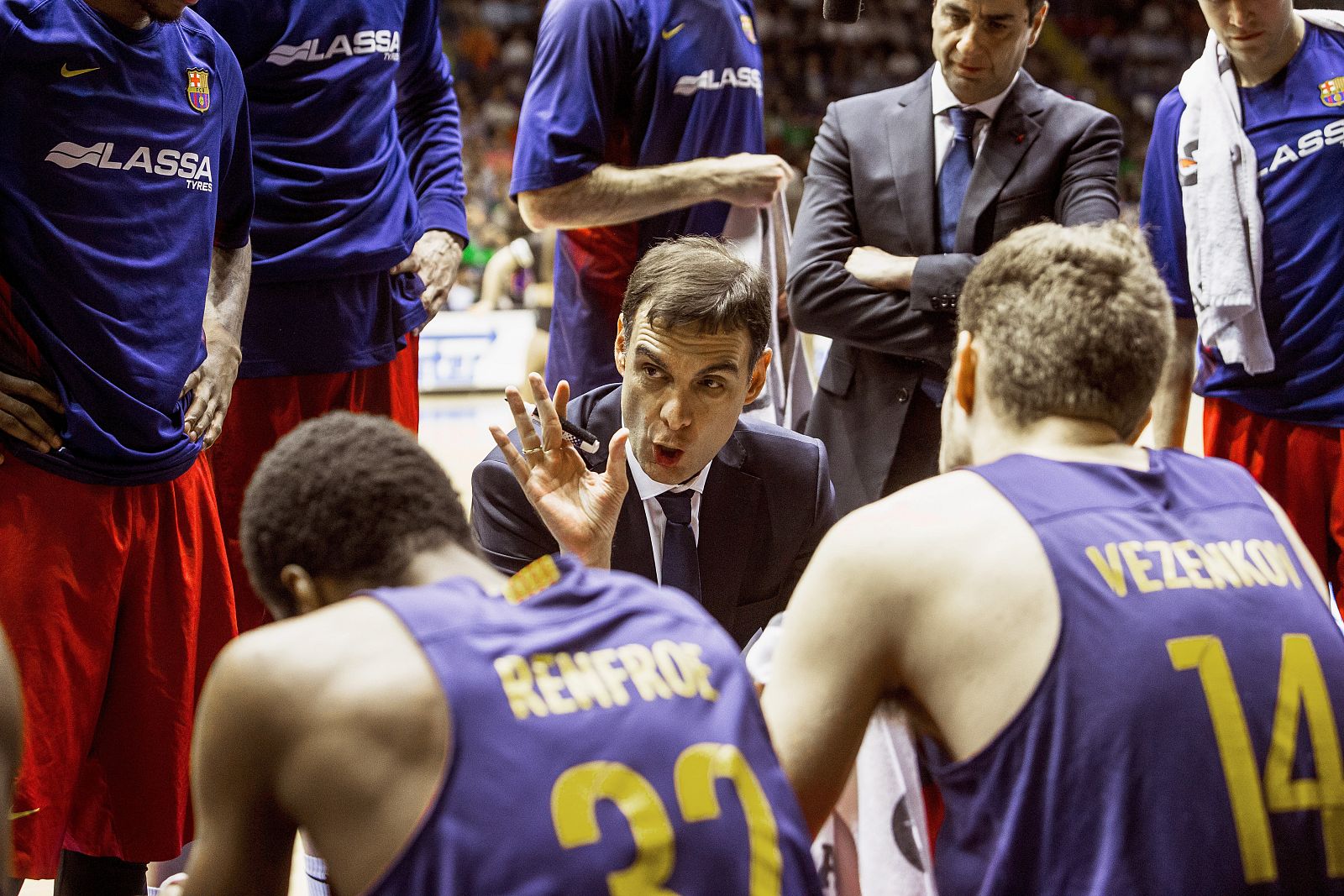 Bartzokas, en un partido de la liga ACB