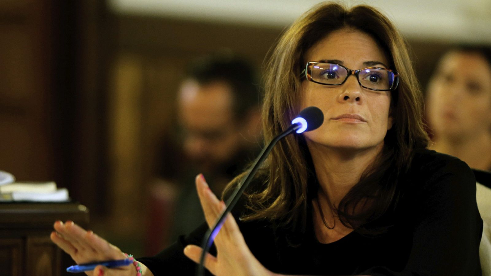 Mónica Magariños, en una imagen de archivo durante el juicio de la pieza valenciana