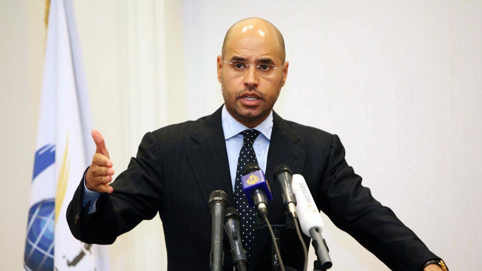 Imagen de archivo del hijo de Gadafi, Saif al Islam