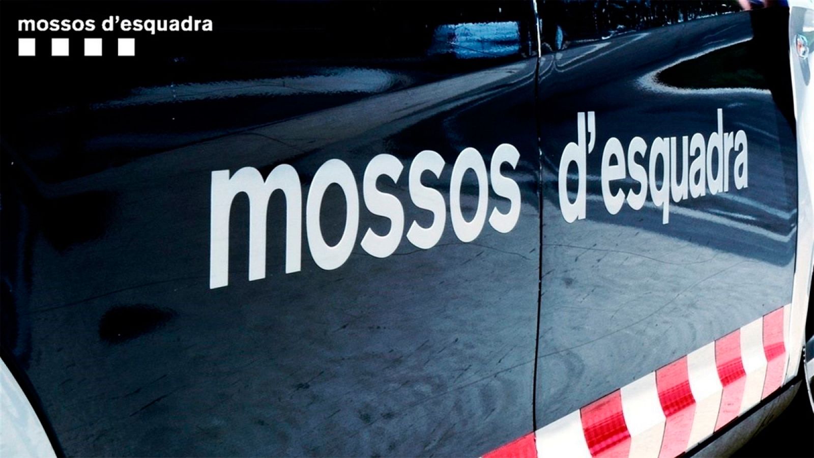 Detalle de un coche de los Mossos d'Esquadra