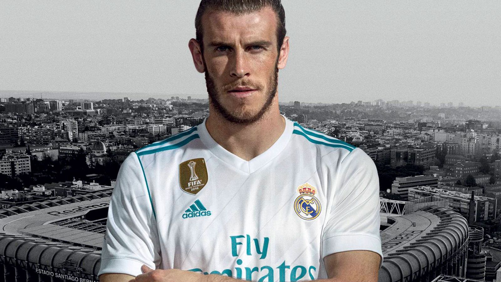 Primera equipación del Real Madrid para 2017/18.