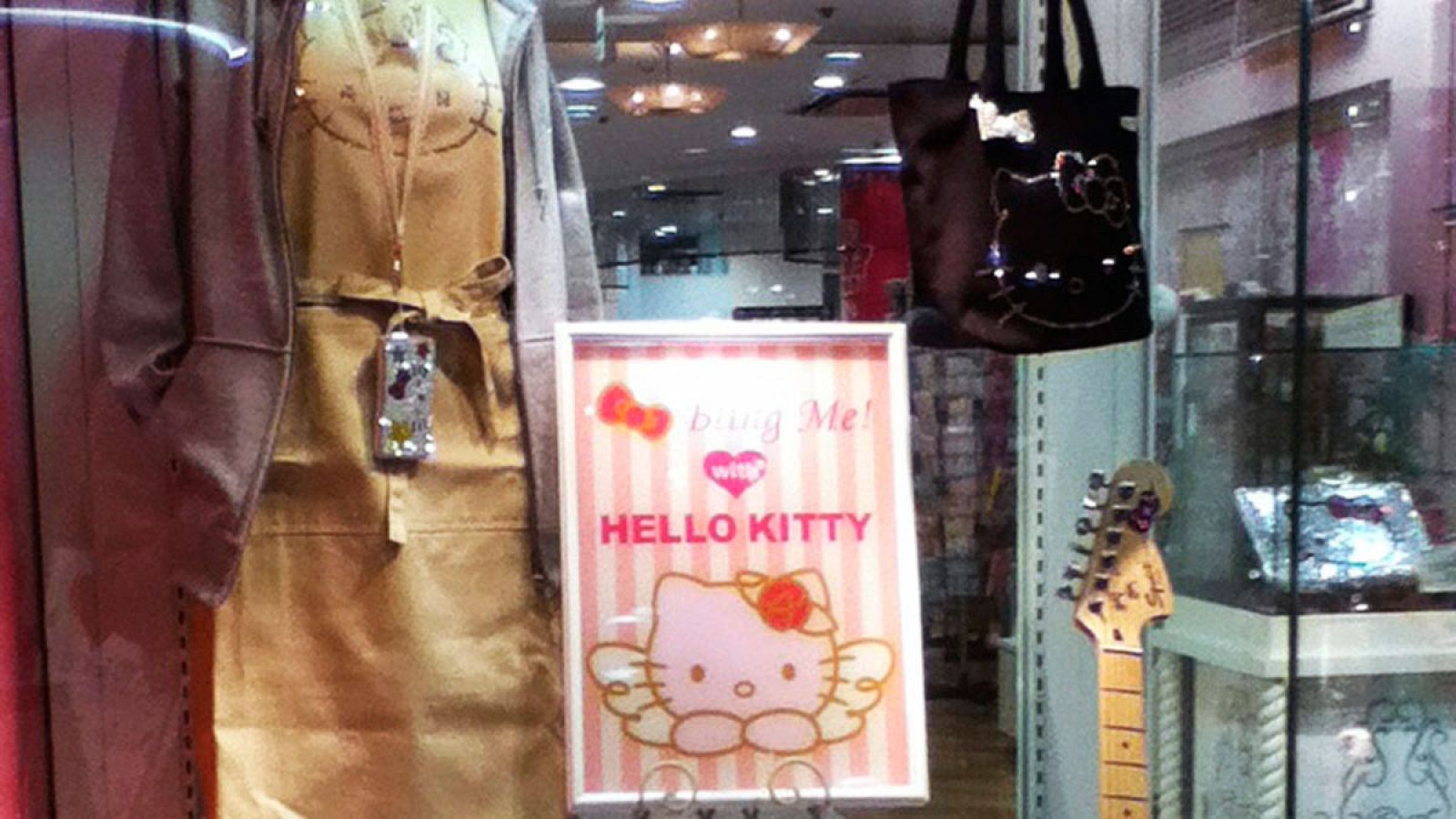 Escaparate dedicado a Hello Kitty en una imagen de archivo