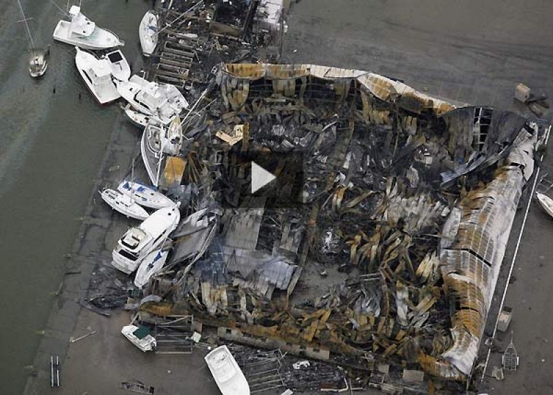 Rescatan a 2.000 personas de las 20.000 que no quisieron dejar Galveston ante la llegada de Ike