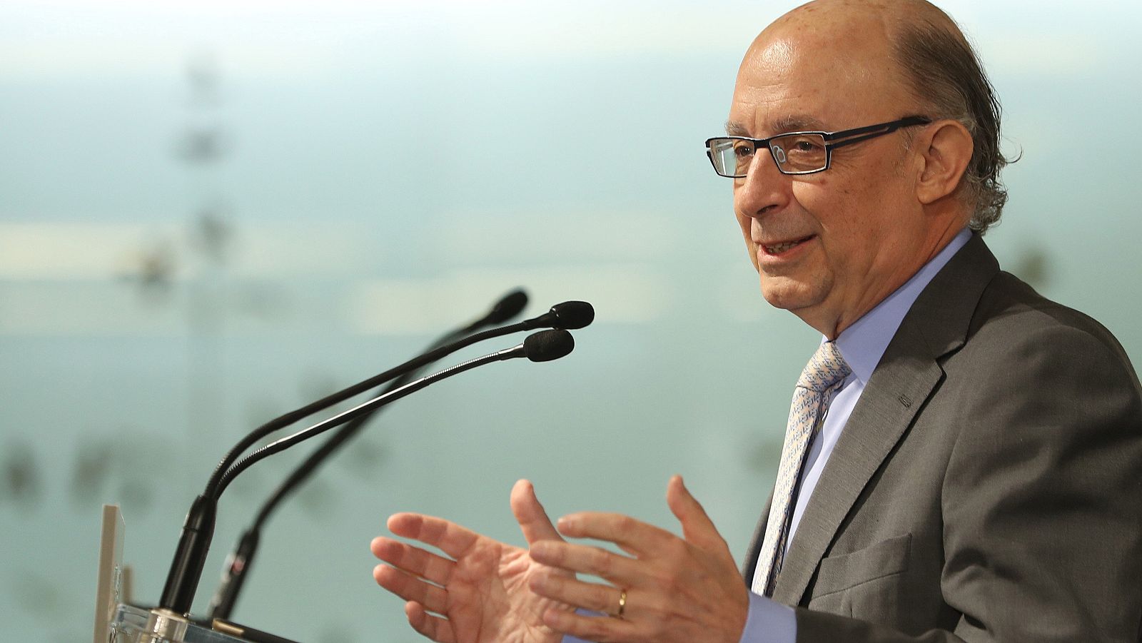 Cristóbal Montoro, en un desayuno informativo