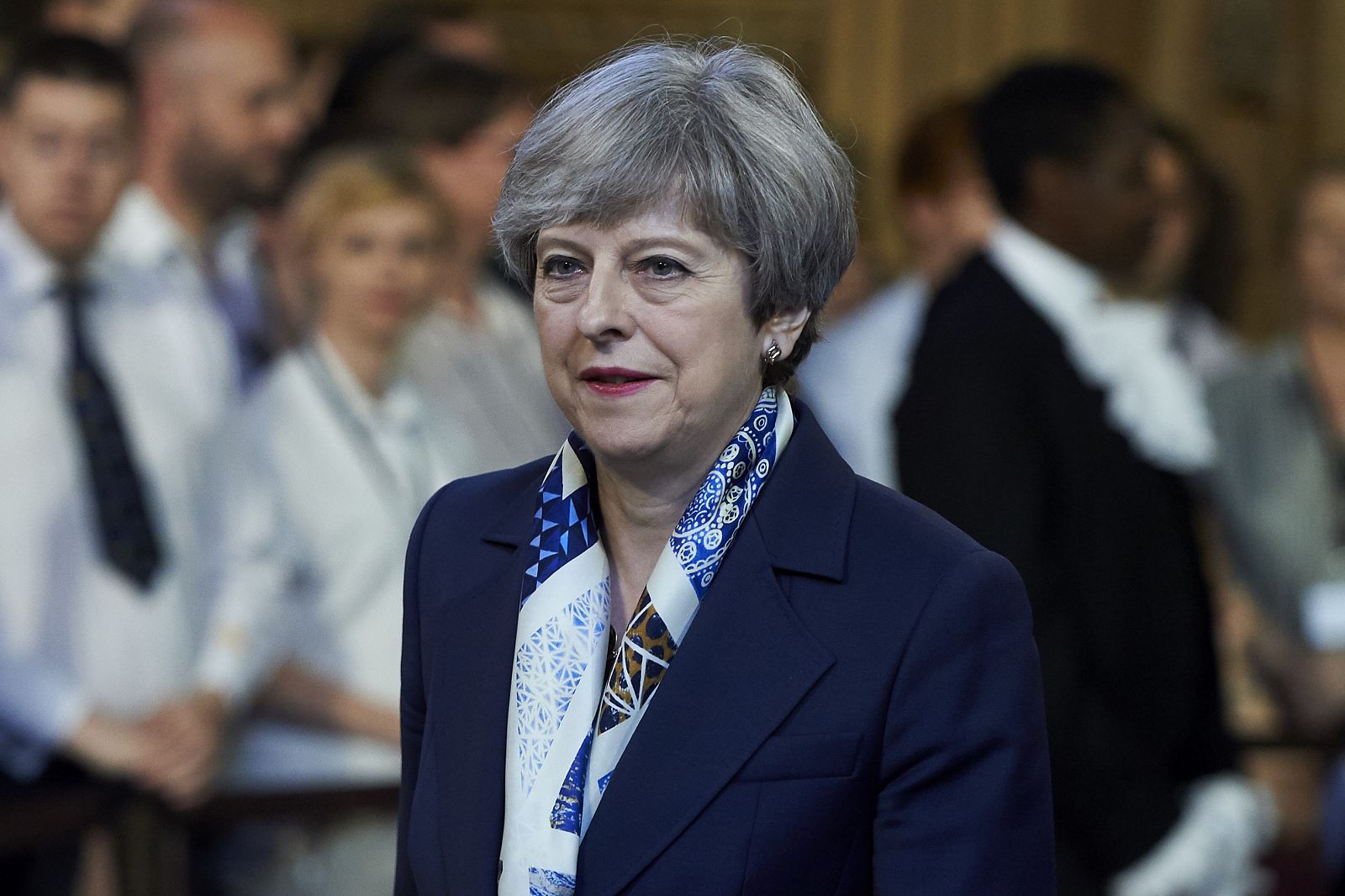 La primera ministra británica Theresa May