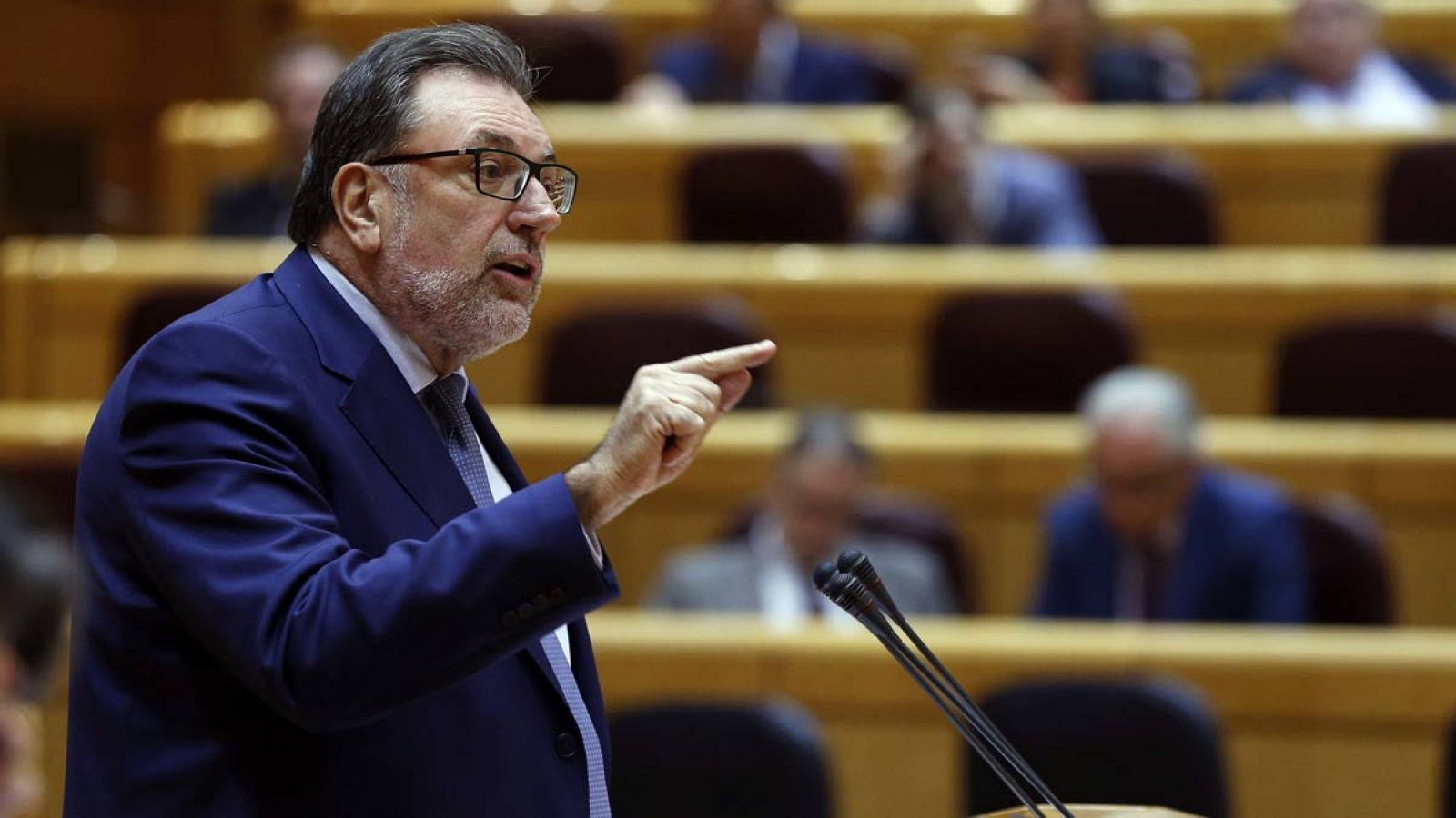 El portavoz del PDeCAT en el Senado, Josep Lluis Cleries