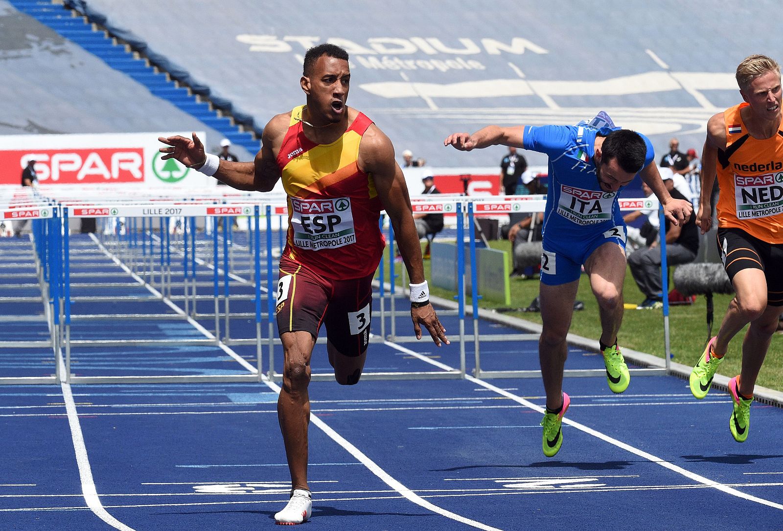 Orlando Ortega gana la prueba de 110 vallas en Lille
