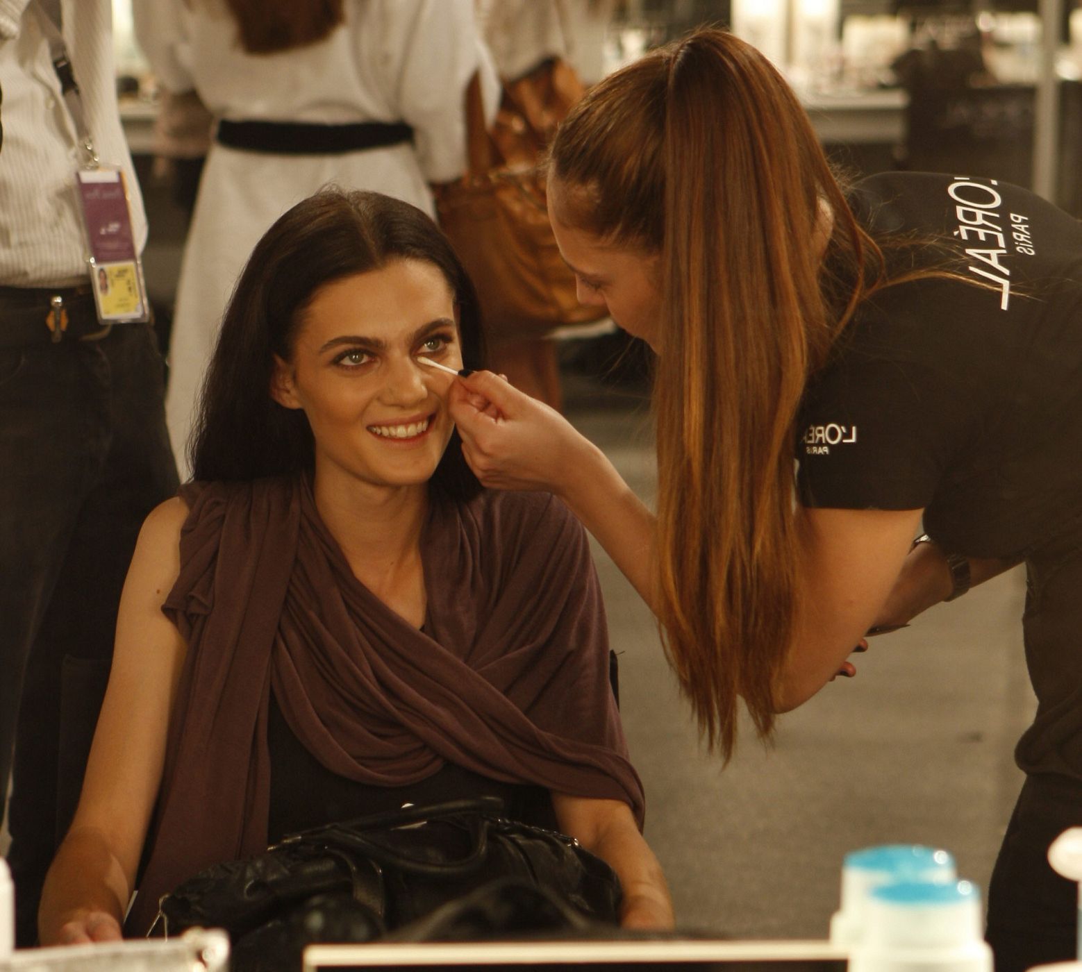 Sala de maquillaje de Cibeles