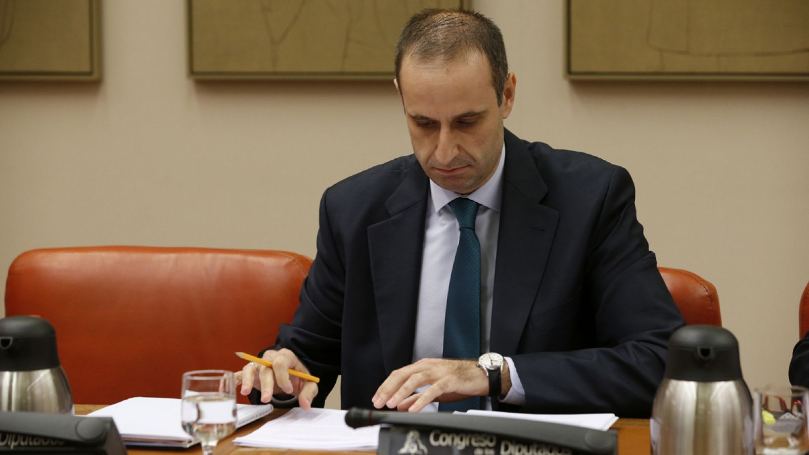 El presidente del FROB, Jaime Ponce, el pasado mes de octubre