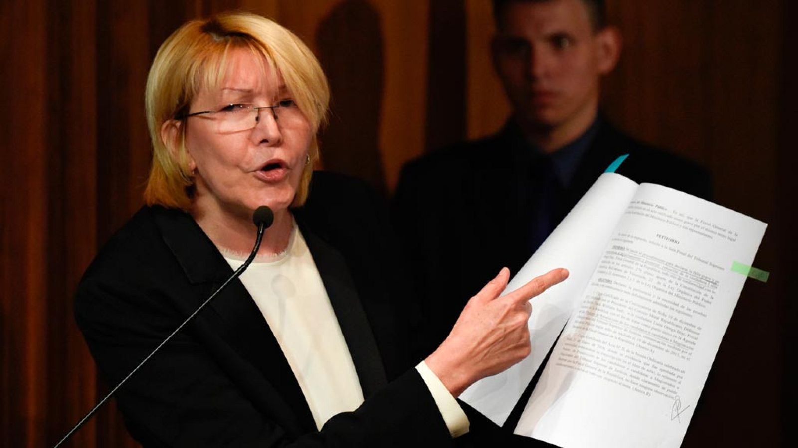 Imagen de la Fiscal General de Venezuela, Luisa Ortega