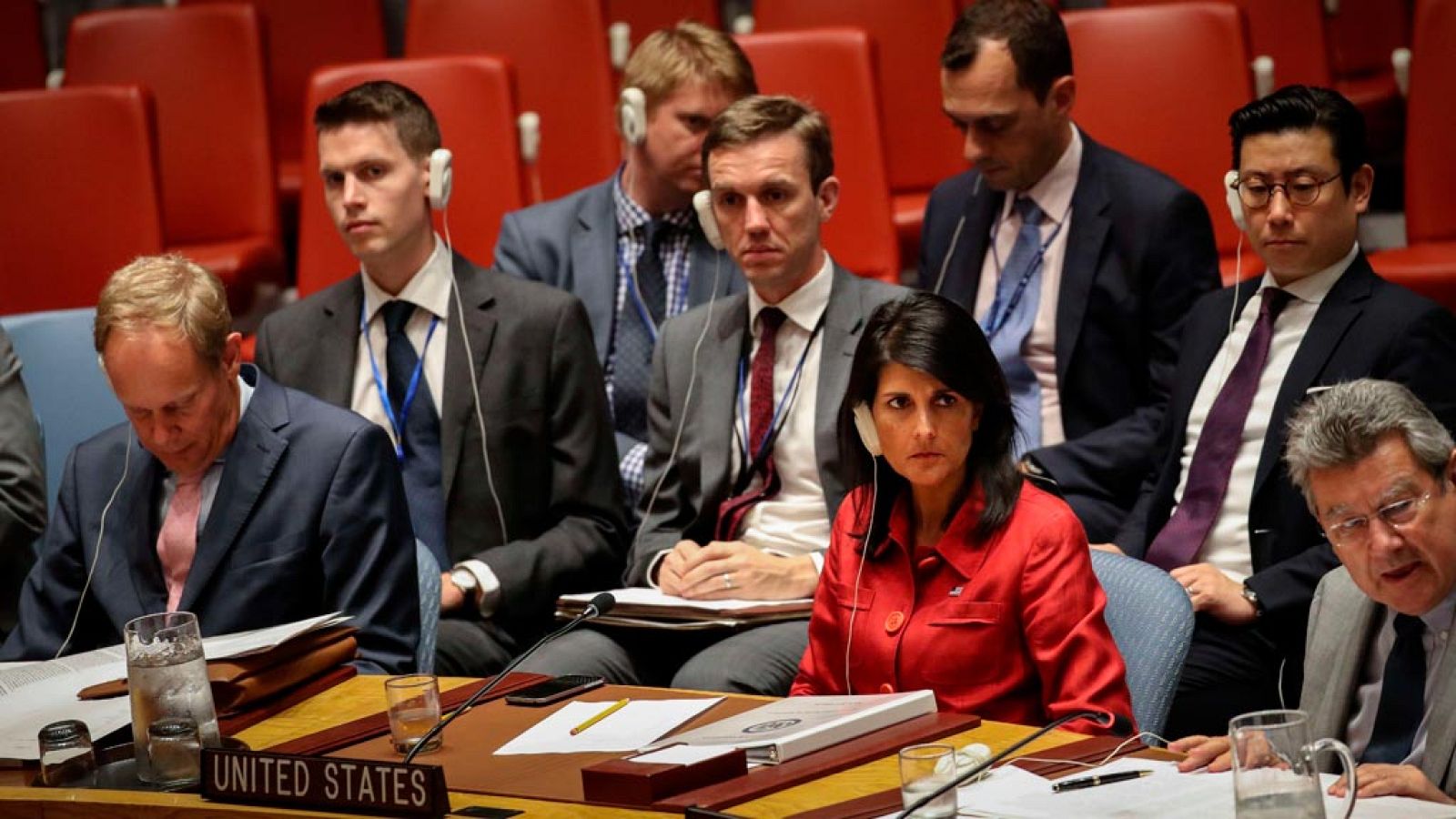 Imagen del Consejo de Seguridad urgente celebrado este miércoles