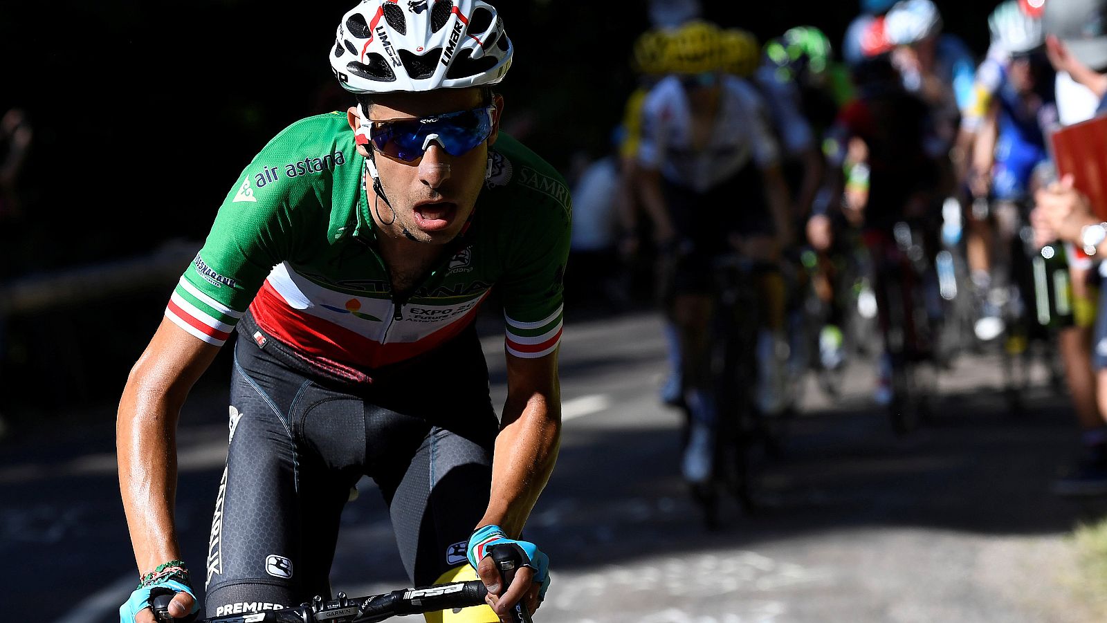 Fabio Aru, en La Planche des Belles