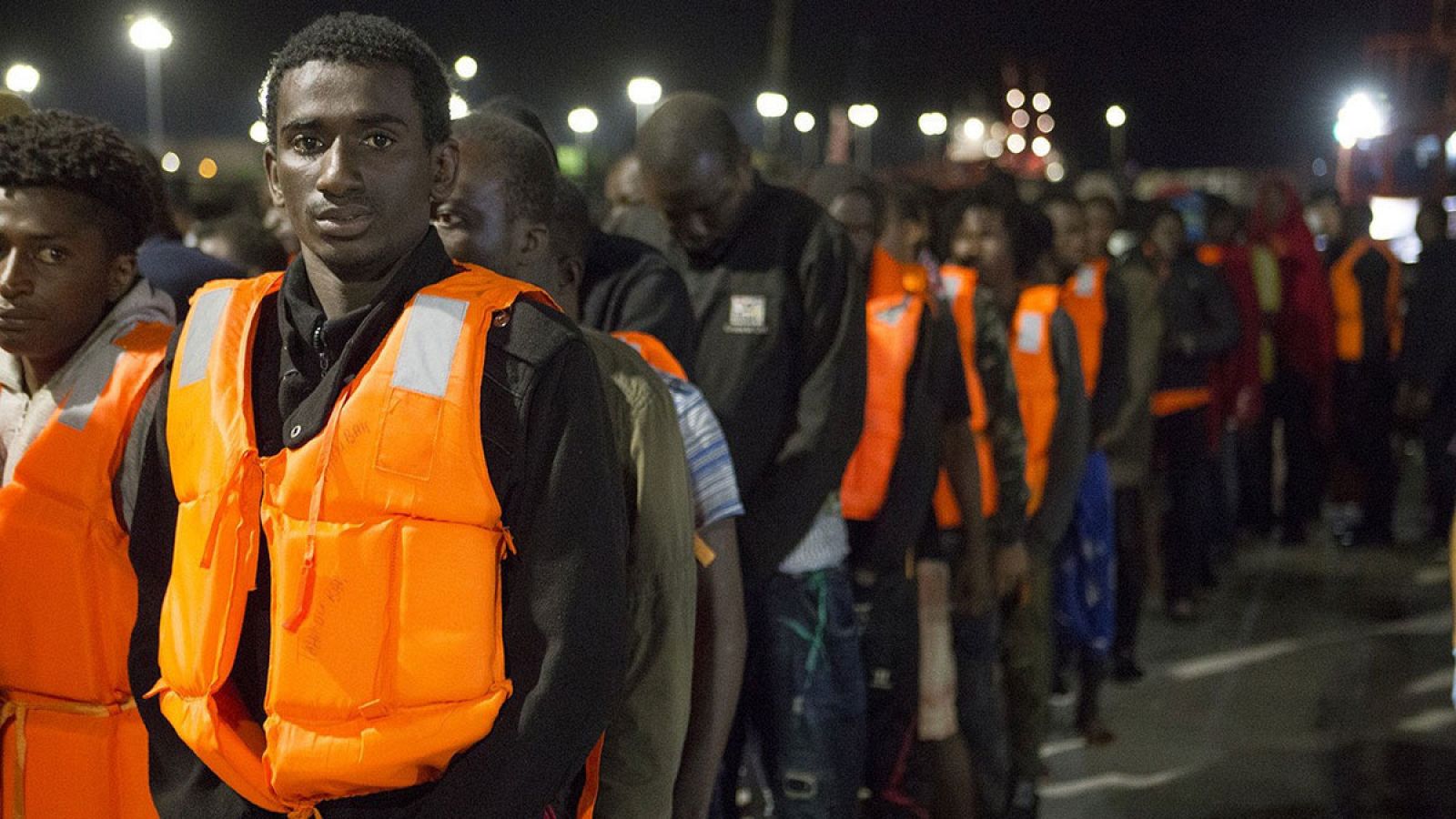 Rescate de un centenar de personas en cuatro pateras