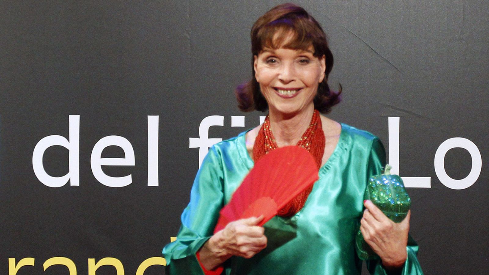 Elsa Martinelli en el Festival de Cine de Locarno, en Suiza, el 31 de julio de 2012