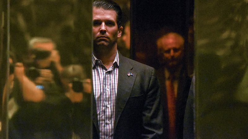 El hijo de Trump se reunió con una abogada rusa que le prometió información dañina sobre Clinton