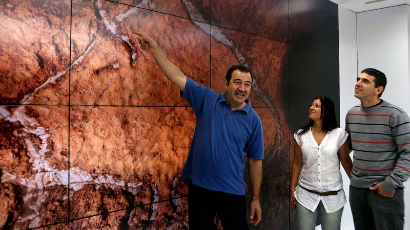 Encuentran en Gipuzkoa unos grabados paleolíticos únicos en la península ibérica