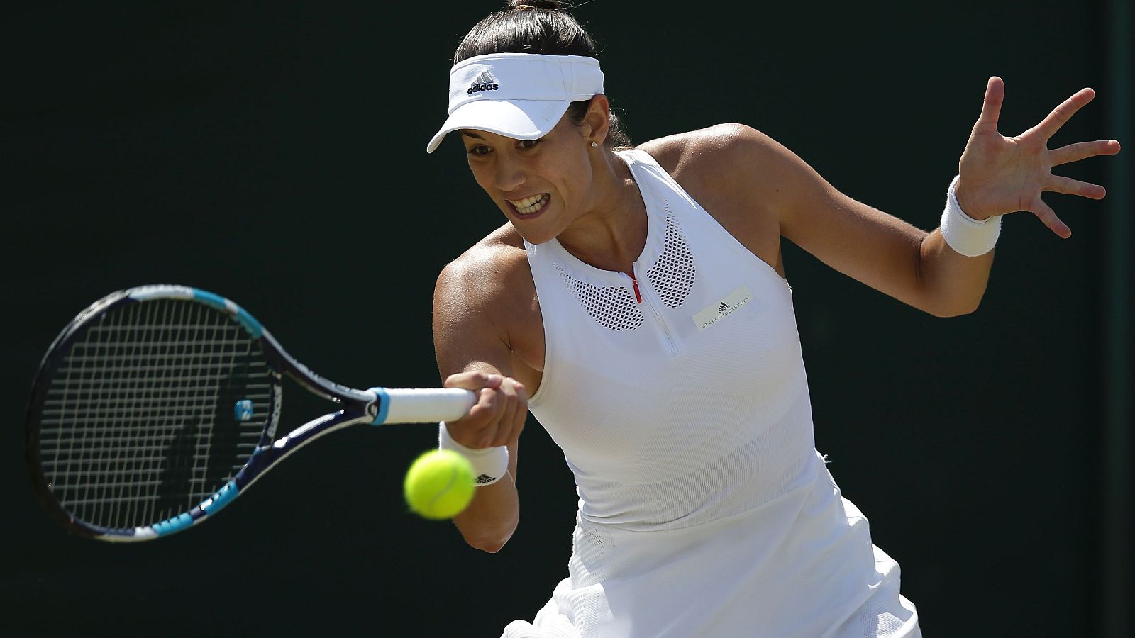 Muguruza, en su partido contra Kerber
