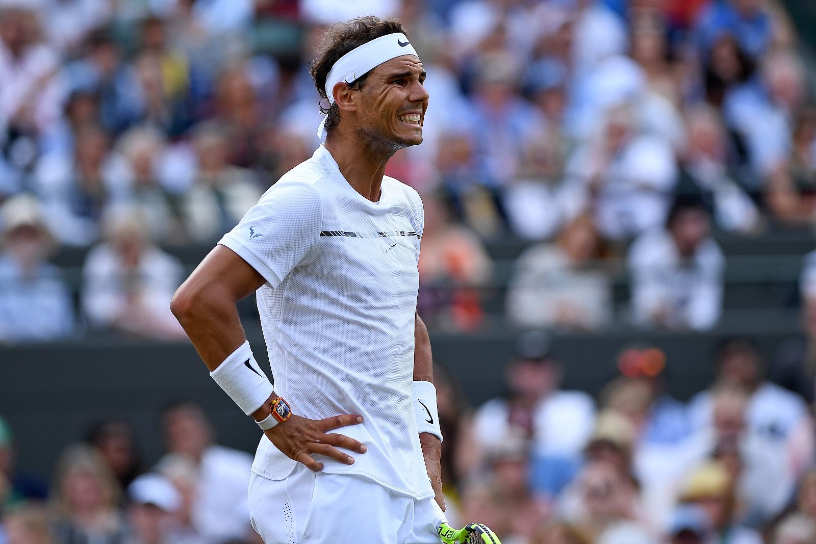 Nadal no pudo con el saque del luxemburgués.