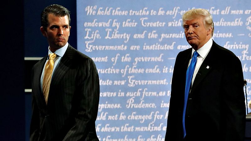 Trump Jr. acept� el ofrecimiento de informaci�n sensible rusa sobre Clinton: "Me encanta" 