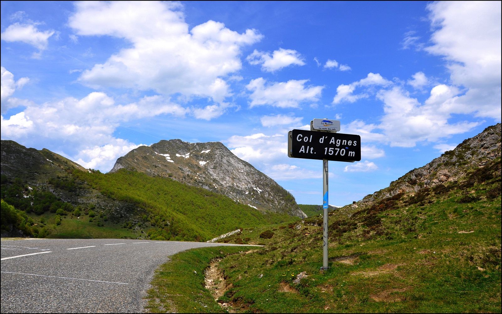 Imagen de la ascensión al Col d'Agnes.