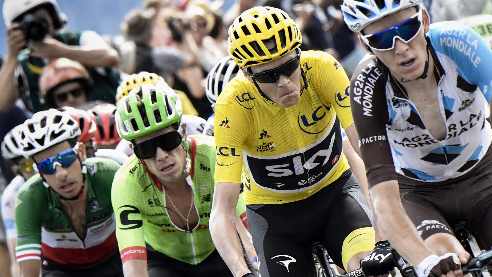 Aru, Urán, Froome y Bardet, en el Tour