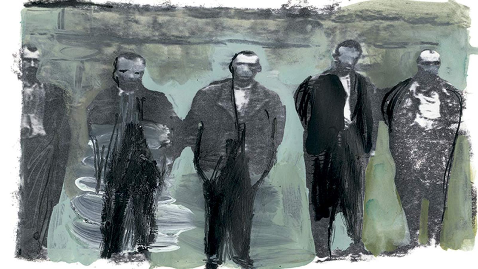 Ilustración de Gianluigi Toccafondo para 'Los girasoles ciegos', de Alberto Méndez