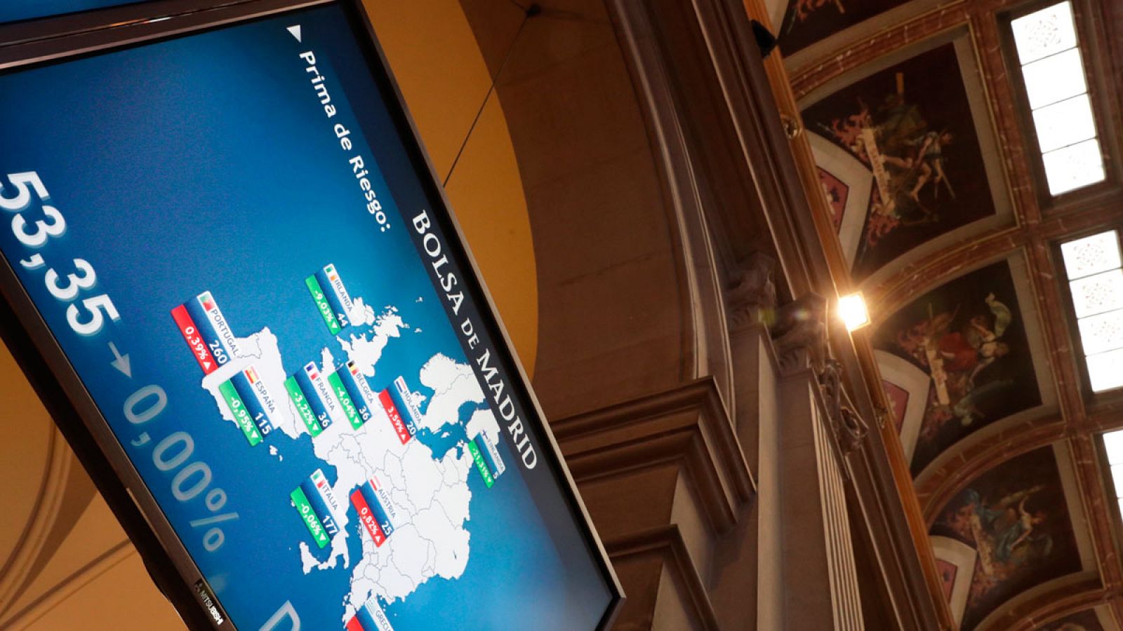 Imagen de archivo de la Bolsa española