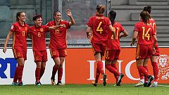 España debuta con un solvente triunfo ante Portugal