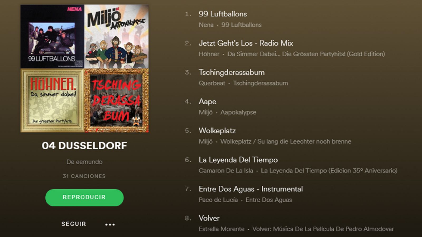 Música para viajar.... Düsseldorf (Europa)