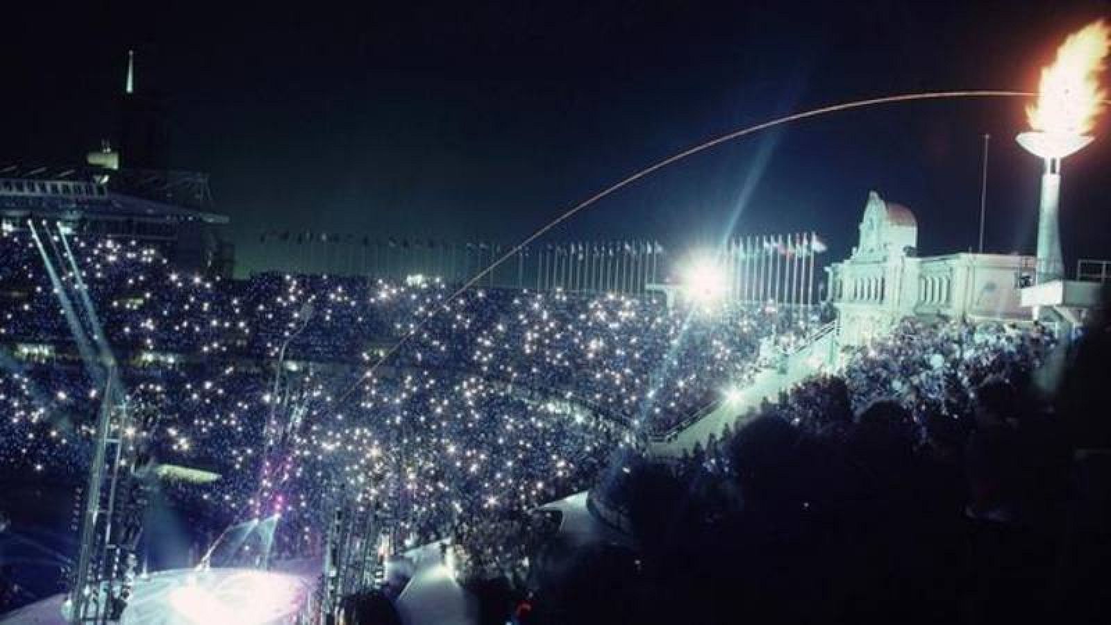 Saber y Ganar - Encendido de la llama olímpica