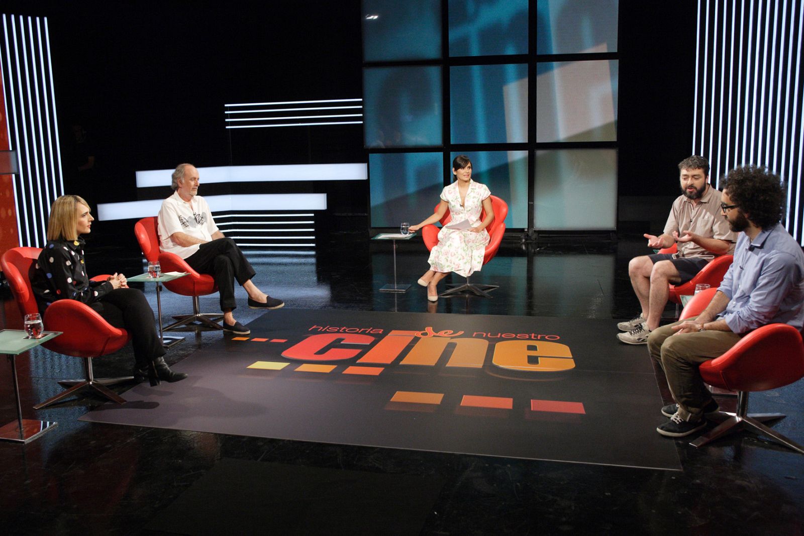 Participantes del coloquio del viernes en 'Historia de nuestro cine'