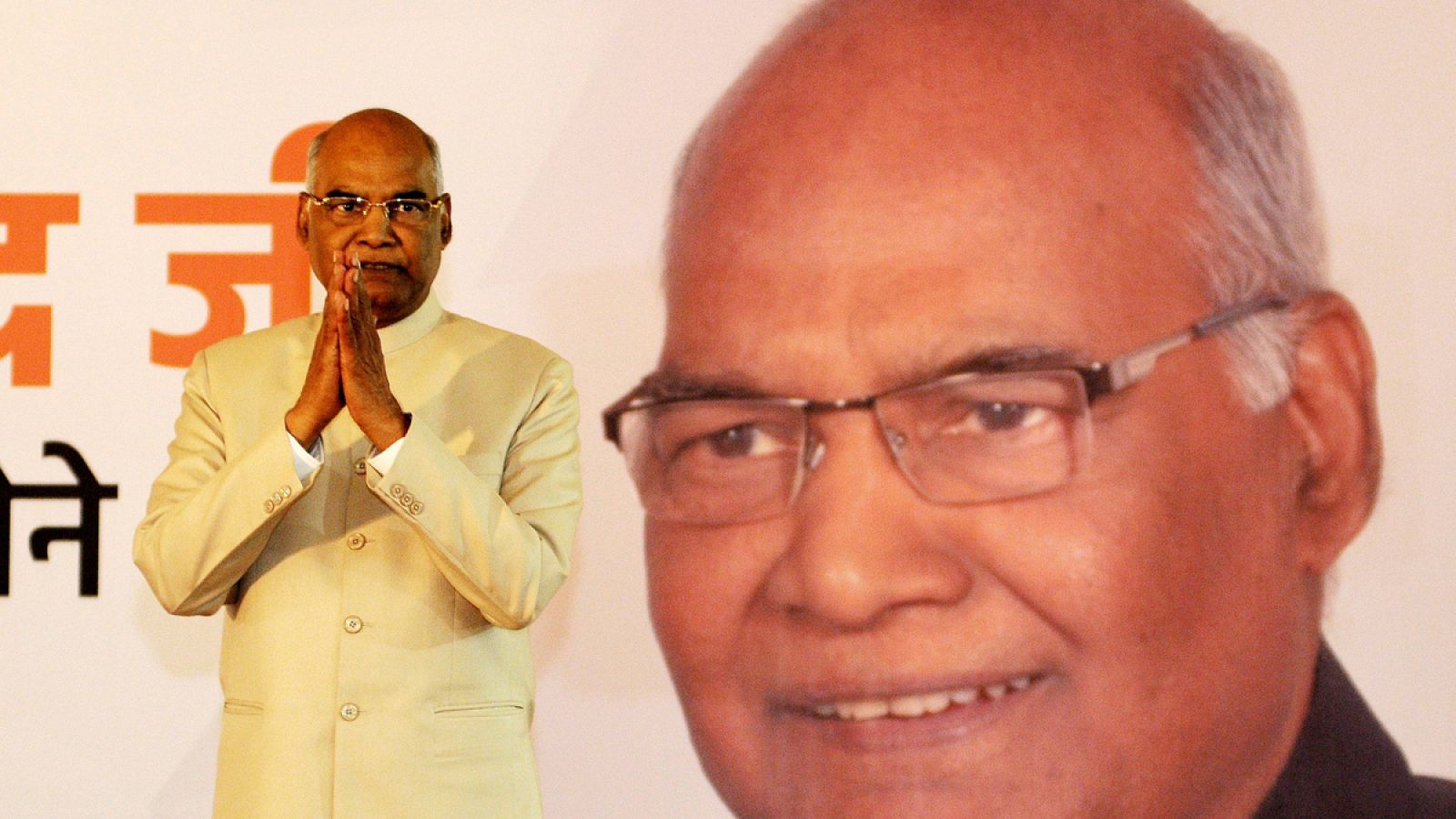 El nuevo presidente indio, Ram Nath Kovind, celebra su victoria en las elecciones presidenciales